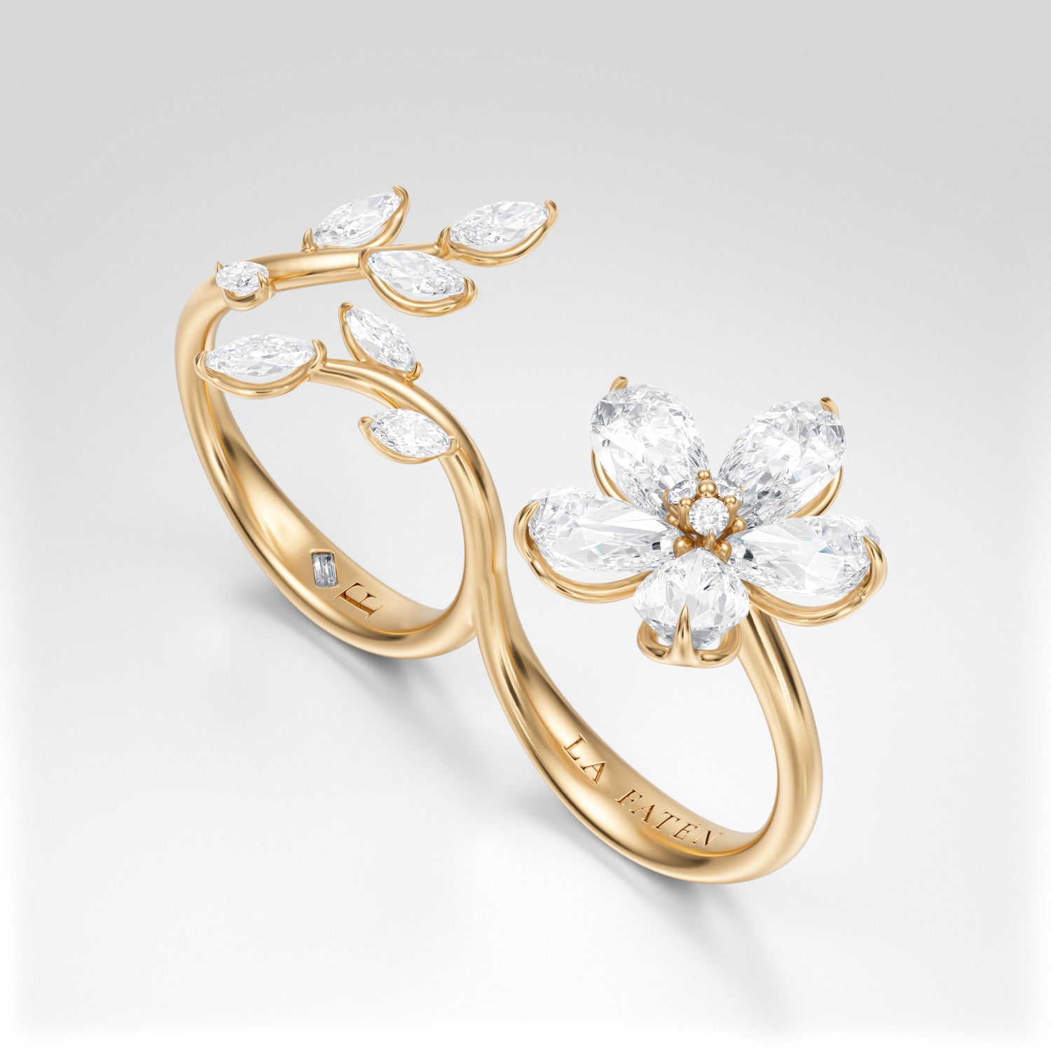 Papillon double Ring