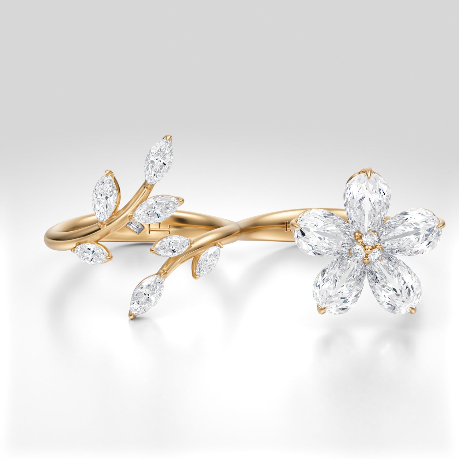 Papillon double Ring